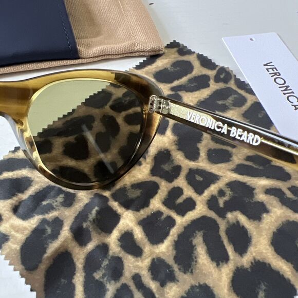 Veronica Beard Edie Cat-Eye Sunglasses Sunglasses Tortoise NWB